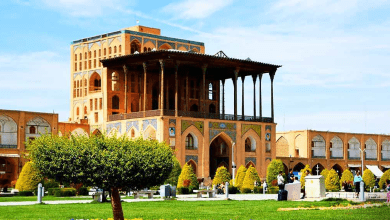 کاخ عالی قاپو اصفهان شهر زیبا
