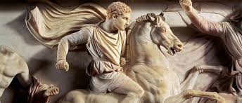 اسکندر مقدونی مجسمه سوار بر اسب